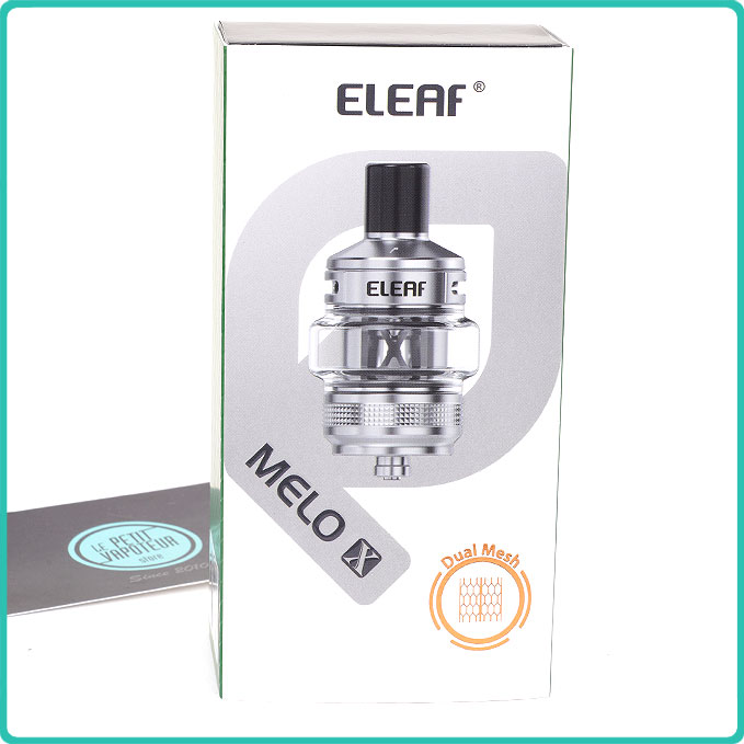packaging du Clearomiseur Melo X Eleaf